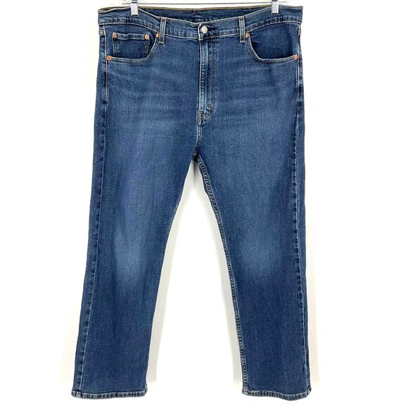 Levis 505 Regular Fit Jeans Blue Men's 40x30 - Picture 7 of 7